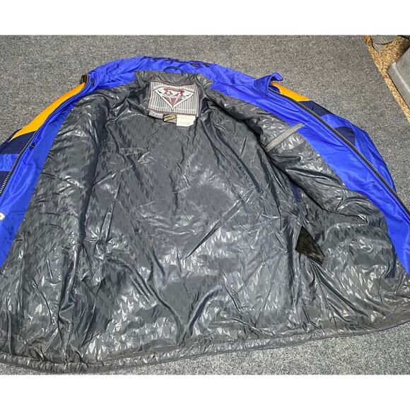 Vintage Spyder USA Azeccula Thinsulate Lite Loft Ski Jacket Coat Mens - M Blue - Picture 7 of 8